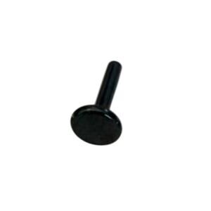 18 Gauge Post (1MM post thickness) Black PVD coated Titanium